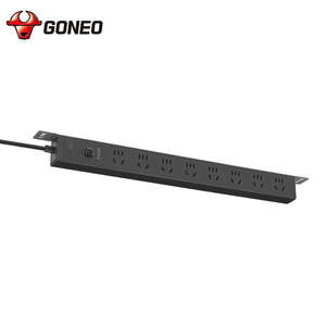 Hardwired Power Strip Đen eSports ổ cắm tiết kiệm năng lượng dây phẳng bàn điện thanh thông minh mở rộng ổ cắm 6 cách - Product Image 4