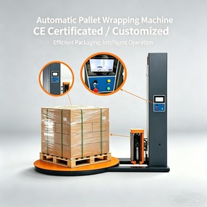 Máquina Automática para Envolver Palés con Film Estirable, Envolvedora <span class=keywords><strong>de</strong></span> Film Estirable para <span class=keywords><strong>Embalaje</strong></span> <span class=keywords><strong>de</strong></span> Palés <span class=keywords><strong>de</strong></span> Mercancías en Almacenes - Product Image 1