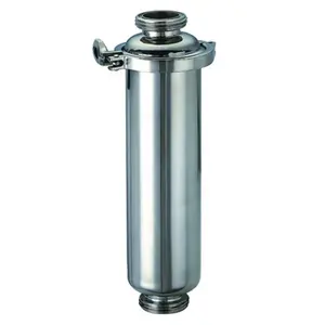 Meinuox Sanitary Stainless steel Inline Filter with strainer