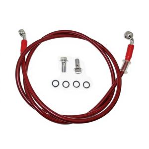 Manguera de Freno Hidráulico Delantera QDGY de Acero Inoxidable de 1/8" Estándar SAE J1401 para Motocicleta, ATV, Quad, Go Kart - Product Image 2