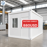 Maison conteneur modulaire démontable à assemblage rapide, en panneaux sandwich et structure en acier galvanisé, 20 pieds et 40 pieds, idéale pour bureau à domicile - Vente chaude