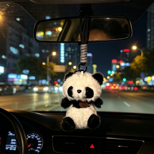 Diffuseur de parfum pour voiture en peluche panda personnalisé avec logo C&H, pour cadeau promotionnel - Product Image 2