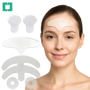 Patchs anti-rides en silicone de qualité médicale réutilisables non absorbants pour le front – Autocollants de beauté anti-rides pour la prévention des rides - Product Image 1
