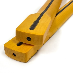 Mástil de Guitarra ST de Arce Canadiense de una Pieza, Estilo Vintage, 21 Trastes, Orificio de Afinación de 8 mm, Acabado Nitro Satinado - Product Image 4