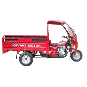 KAVAKI Nhà Máy bán cho Thị Trường Châu Phi 150CC với cabin Vận Chuyển ba bánh xe gắn máy