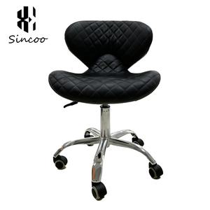 Nail Pedicure Technician Chair Glass Wheels <b>Height</b> <b>Adjustable</b> 360 Degree Swivel Spa Foot Salon Furniture <b>Stool</b> - Product Image 5
