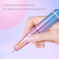 Offre Spéciale : Ponceuse à Ongles Électrique Sans Fil Rechargeable, Colorée, Haute Puissance, Faible Bruit, Outil de Polissage et de Coupe des Ongles