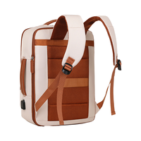 Sac à dos d'affaires extensible grande capacité avec plusieurs compartiments et port USB pour ordinateur portable