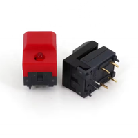 Interrupteur tactile carré momentané SPDT à 6 broches PB86-A1 avec LED pour le contrôle des équipements de scène