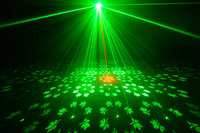 Lumière de scène à effet LED 80W avec télécommande, éclairage d'effet 6 en 1 pour discothèque, fête, bar, DJ, spectacle, parc à thème