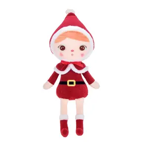 चीन कारखाने कस्टम मिनी प्यारा क्रिसमस नरम गुड़िया आलीशान एल्फ खिलौना