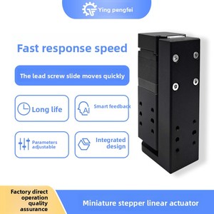 High-precision Miniature 2-phase Hybrid <b>Slide</b> Cylinder Linear <b>Small</b> Telescopic Reciprocating Push Rod - Product Image 2