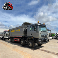 Camion benne lourd 400 CV, capacité de charge 30-40 tonnes, pour projets miniers et de construction, SINOTRUK HOWO 8x4
