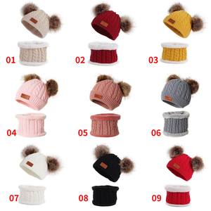Gorro <span class=keywords><strong>de</strong></span> <span class=keywords><strong>lana</strong></span> <span class=keywords><strong>para</strong></span> niños pequeños, bufandas <span class=keywords><strong>de</strong></span> invierno, calentador <span class=keywords><strong>de</strong></span> <span class=keywords><strong>cuello</strong></span> <span class=keywords><strong>para</strong></span> bebé, Gorro <span class=keywords><strong>de</strong></span> punto con doble Pompón, gorros, bufanda, conjuntos <span class=keywords><strong>de</strong></span> invierno, A1634 - Product Image 5