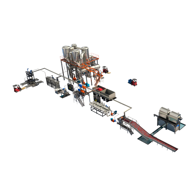Tomato Paste Pear Pineapple Apple Juice Processing Line Electric
