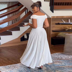 Las señoras de moda usan 2023 vestido de verano blanco polinesio mujeres Casual - Product Image 5