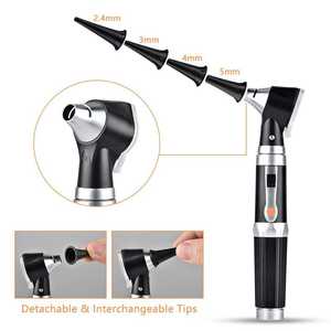 Otoscopio LED Ajustable, Herramienta para Remover Cera de Oídos, Kit de Otoscopio de Bolsillo para Niños y Adultos, Verificador de Infecciones ORL, Uso Médico Doméstico - Product Image 5