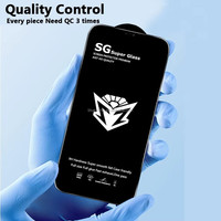 Grand arc Hd verre trempé soie Premium 9H 0.33Mm anti-poussière anti-casse protecteur d'écran de téléphone portable pour Tecno Spark Go 2025