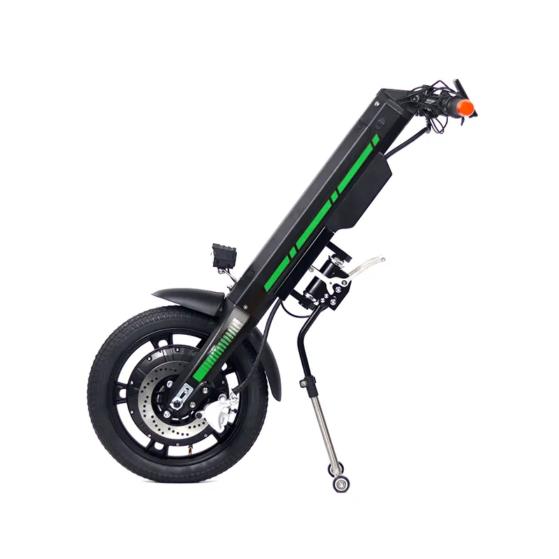 2023 one wheel attachment handcycle 16 Inch Wheelchair Hub Motor Electric Wheelchair kits handbike