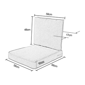 Coussins imperméables pour <span class=keywords><strong>coussin</strong></span> de dos de chaise de patio de jardin prix usine personnalisé <span class=keywords><strong>extérieur</strong></span> Shenzhen couverture imperméable Logo personnalisé - Product Image 5
