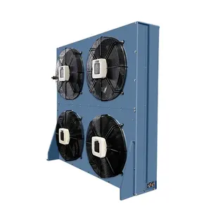 Condensador de refrigeración refrigerada por aire, superficie de 112m2, de cobre, Vertical, refrigerado por aire