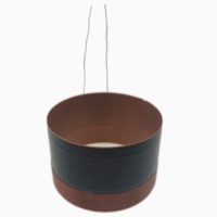 Pièces de haut-parleur passif en titane TGL de haute qualité 75,5 mm, résistant aux hautes températures, bobine de basses, embout de phase, unité de pilote