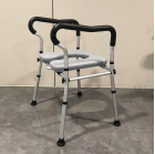 Rehausseur de siège de toilette électrique inclinable YR-6903KD avec accoudoirs, cadre de sécurité souple et grand siège YIRUI, pliable, portable, hauteur réglable