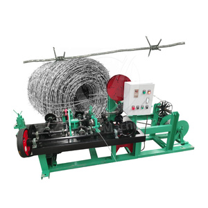 Tự động Nam Phi LướI Đan 4 gai hàng rào lưỡi dao cạo sắt dây thép gai làm cho máy để bán - Product Image 3