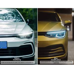 Para Golf 8 Conjunto de faros Luz Era <span class=keywords><strong>Aoshi</strong></span> Faro Modificación de golf Plug and Play LED Faro láser - Product Image 2