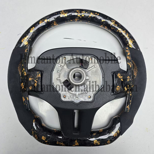 Volante Deportivo LED de Fibra de Carbono y Alcántara para BMW Serie G, M3 G20 G30 G80 M4 G82 M5 CS, Venta al Por Mayor - Product Image 3