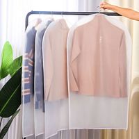 Sacs de protection pour vêtements en plastique transparent légers et anti-poussière, en EVA, pour le rangement dans le placard et les voyages