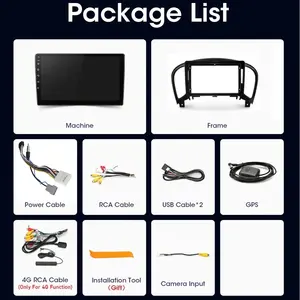 Radio de coche 4G WIFI Android 12 para <span class=keywords><strong>Nissan</strong></span> <span class=keywords><strong>Juke</strong></span> YF15 2010-2014 reproductor de vídeo Multimedia BT Carplay unidad principal de navegación GPS sin DVD - Product Image 6