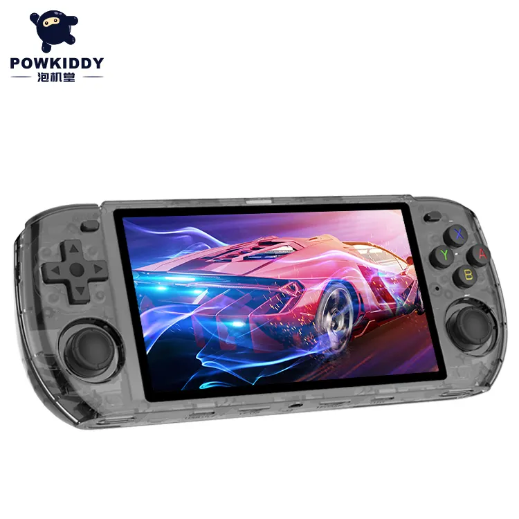 Nouveau Powkiddy RGB10max3 poignées Console de jeu Open Source 5.0 portable rétro jeux vidéo Console lecteur boîte cadeaux pour enfants