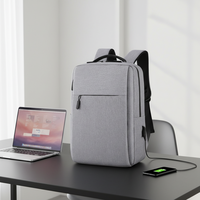 Sac à dos professionnel pour ordinateur portable avec chargement USB, haute qualité, résistant aux chocs et imperméable, en matériau PC, sac de voyage neutre, vente chaude