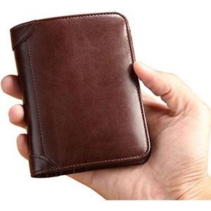 Custom Logo Bifold Engraved <b>Wallet</b> Full Grain Leather <b>Wallet</b> Front Pocket Leather <b>Wallet</b> Card <b>Holder</b> for Man - Product Image 5