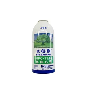 Best Quality BIG BANYAN Refrigerant For Air Conditioners HFC-134a 300g