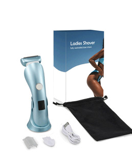 LED Spring Electric Lady <b>Shaver</b> Epilator Bikini Hair Removal Body Groin Trimmer Razors <b>Battery</b> Powered Grooming Kit - Product Image 3