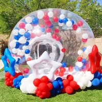 Dôme Igloo Transparent Gonflable pour Enfants, Location pour Mariages et Anniversaires, Tente Bulle Gonflable Transparente, Maison Bulle