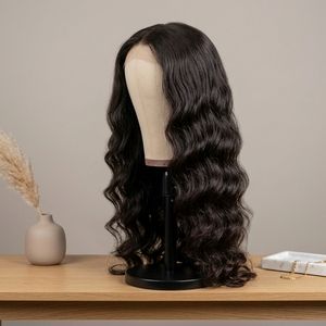 Peluca de Cabello Humano Largo y Ondulado de Calidad Profesional para Salón, Aspecto Natural, Cabello Virgen, Peluca de Volumen Completo, Proveedor Mayorista de Cabello - Product Image 1