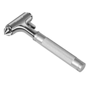Marteau <span class=keywords><strong>d</strong></span>'<span class=keywords><strong>urgence</strong></span> en métal pour voiture en acier au carbone, kit <span class=keywords><strong>d</strong></span>'outils <span class=keywords><strong>d</strong></span>'<span class=keywords><strong>urgence</strong></span> de sauvetage et de sécurité, marque YXJH argentée - Product Image 5