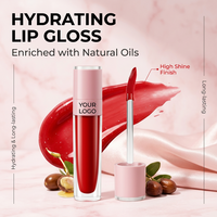 Gloss à lèvres effet miroir non collant, végétalien, sans cruauté, haute brillance, teinte longue tenue, hydratant, maquillage, fournisseur OEM