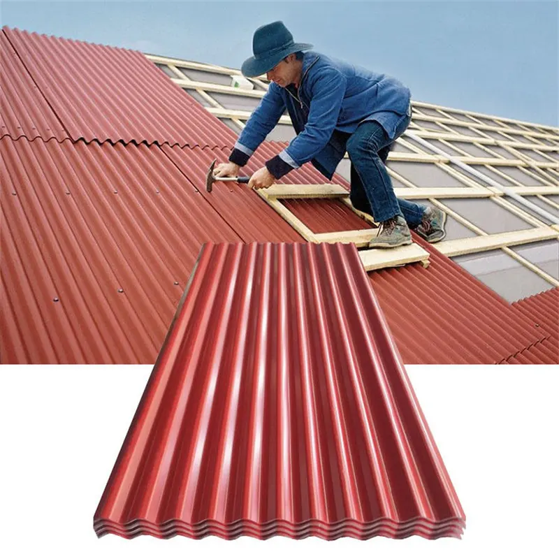En kaliteli sıcak satış galvanize tabaka Metal çatı fiyatı/gi oluklu sac/çinko çatı levhası demir çatı kaplama levhası