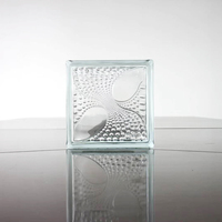 Offre Spéciale 190x190x80MM, Dimensions de prix, mur décoratif, verre de construction, couleur, blocs de verre transparent pour mur