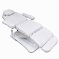 Table de massage esthétique moderne rose à 3 moteurs avec chaise inclinable intégrale pour salon, en PVC – Prix abordable