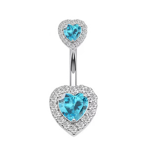 <span class=keywords><strong>Piercing</strong></span> all'<span class=keywords><strong>Ombelico</strong></span> in Acciaio Inossidabile Blu con Zircone Cubico a Forma di <span class=keywords><strong>Farfalla</strong></span> Gioiello per <span class=keywords><strong>Piercing</strong></span> all'<span class=keywords><strong>Ombelico</strong></span> Femminile Elegante a Prezzo di Fabbrica - Product Image 4