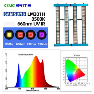 Pas d'impôts pour l'UE! Le plus récent!! Barre lumineuse KingBrite 240w v4 avec LM281B + Pro / LM301H et epistar 660nm rouge UV IR Led Grow Light - Product Image 3