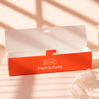 Scatola Pieghevole per Hot Dog con Design Personalizzato Stampato, Contenitori Robusti Antigrasso Usa e Getta per Snack, Prezzo di Fabbrica Diretto dalla Cina