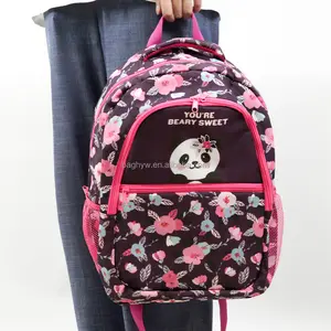 original design student children cute panda kids lightweight middle school bags backpack for girl