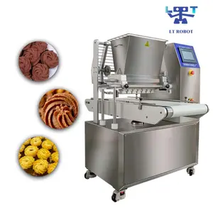 High Quality Stainless Steel Cookie Biscuits Press Machine Biscuit Crispy Cookie Making Dropping Depositor Forming Machine