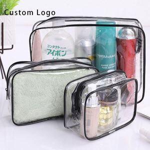 Custom Printed Square PVC Cosmetic <b>Bag</b> with Zipper, Great for Promotions, School Graduation - Product Image 1
